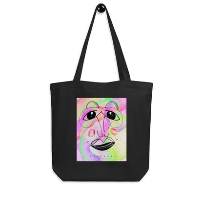 Tote Bag Bio Visage abstrait