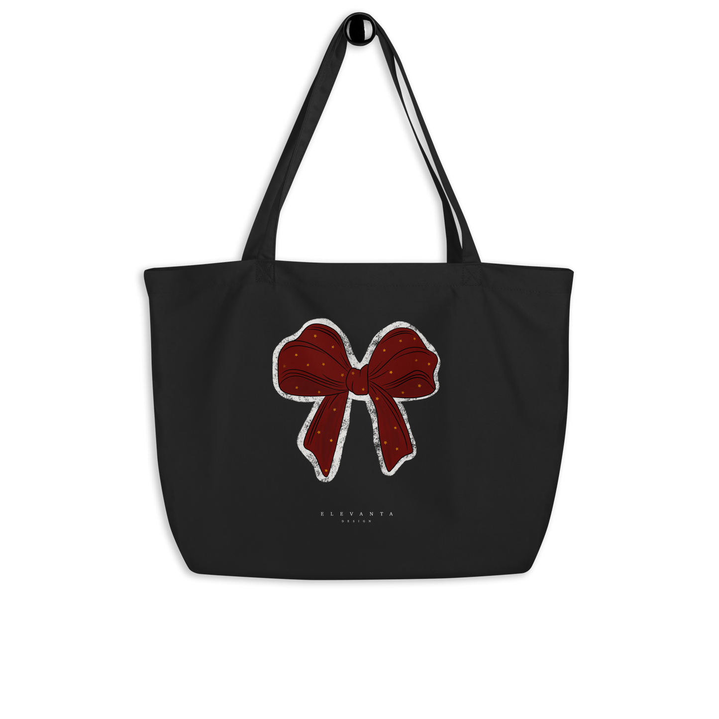 Grand tote bag noeud rouge