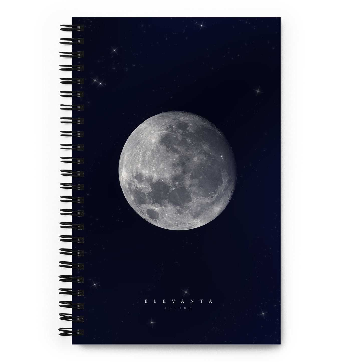 Carnet à spirale Lune