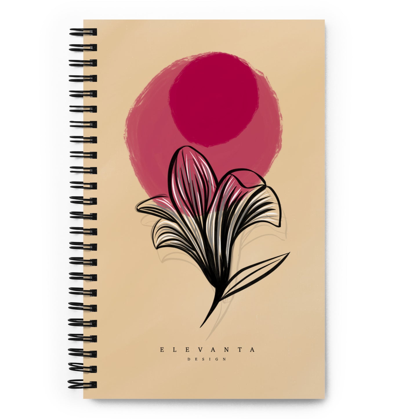 Carnet à spirale Fleurs