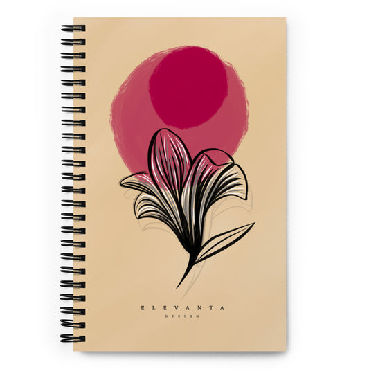 Carnet à spirale Fleurs