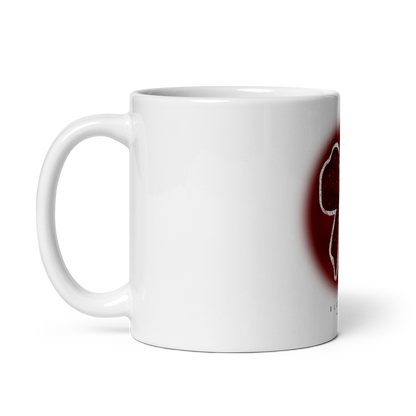 Mug noeud rouge