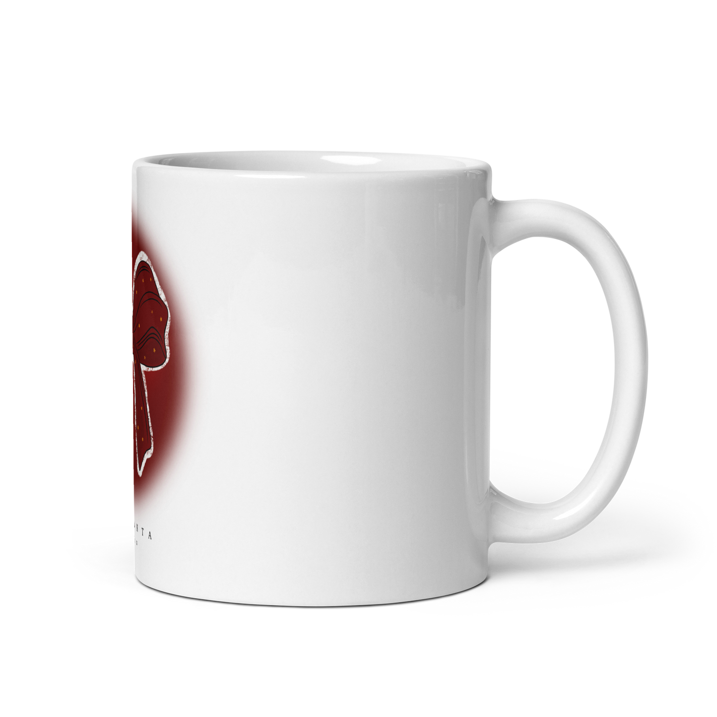 Mug noeud rouge